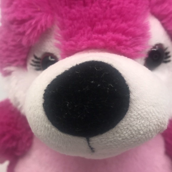 Fiesta Plush 15” Pink Wolf Skin Great Wolf Lodge Zipper Back Stuffed Animal Read - Picture 7 of 9